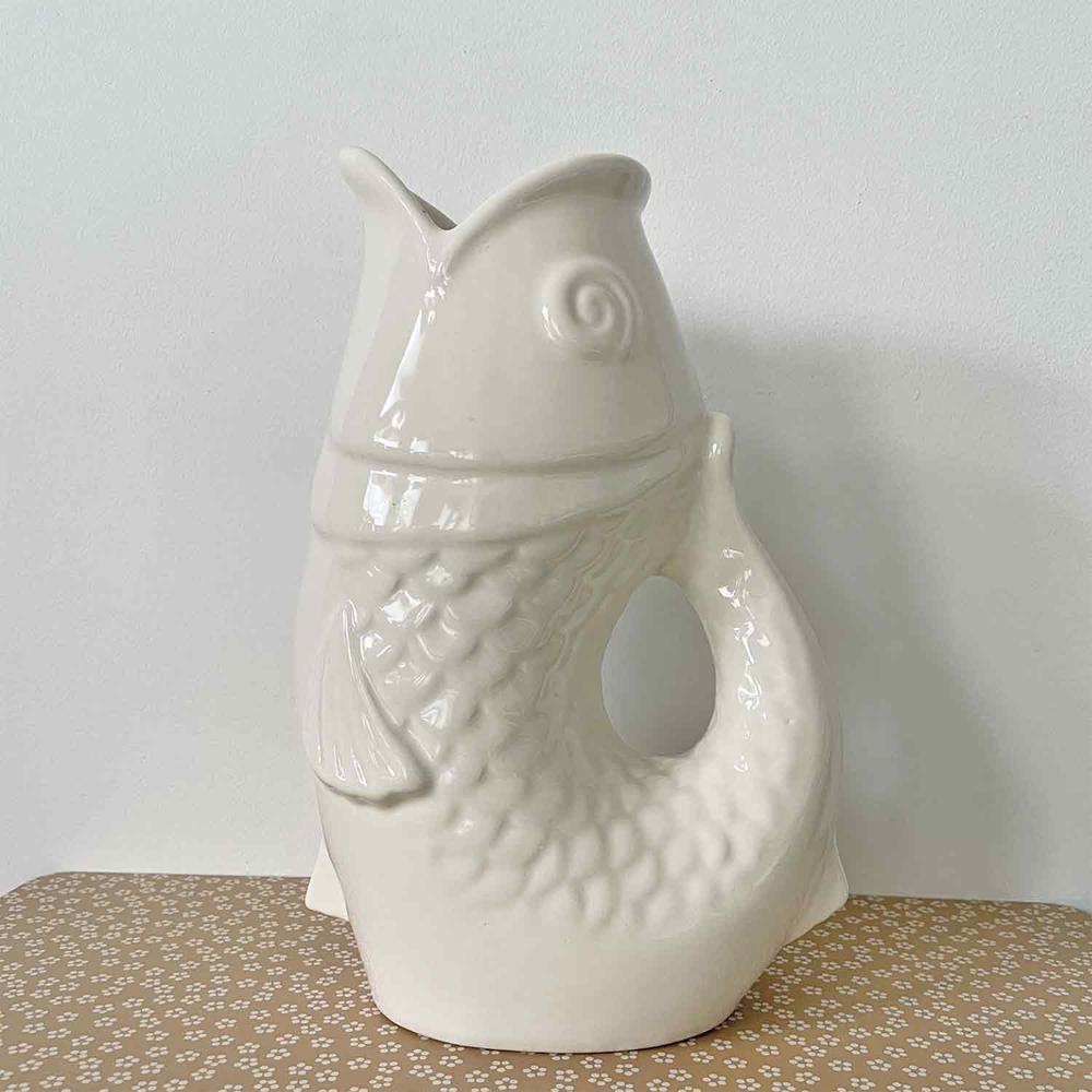 Vase pichet poisson - 4 coloris