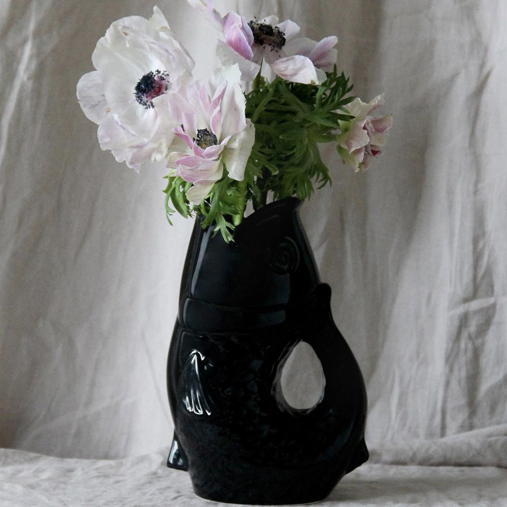 Vase pichet poisson - 4 coloris