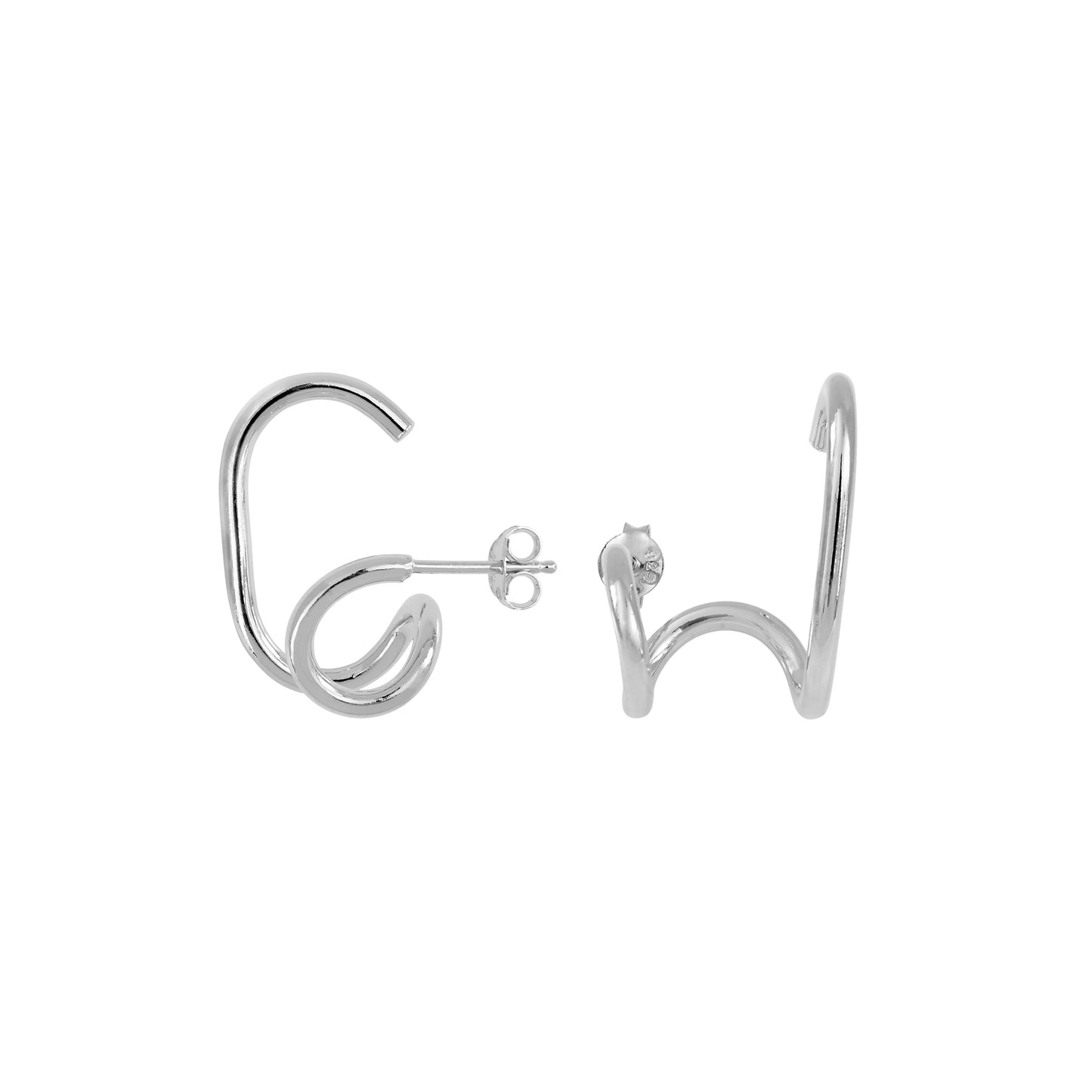 Boucle d’oreille GLORIA argent