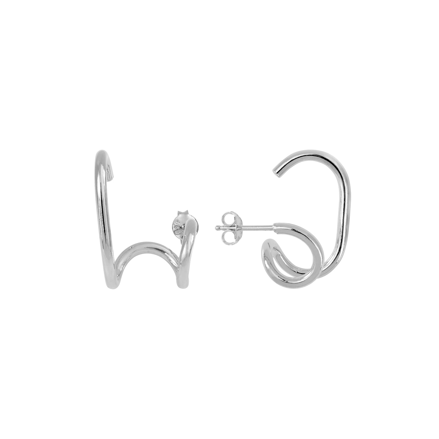 Boucle d’oreille GLORIA argent