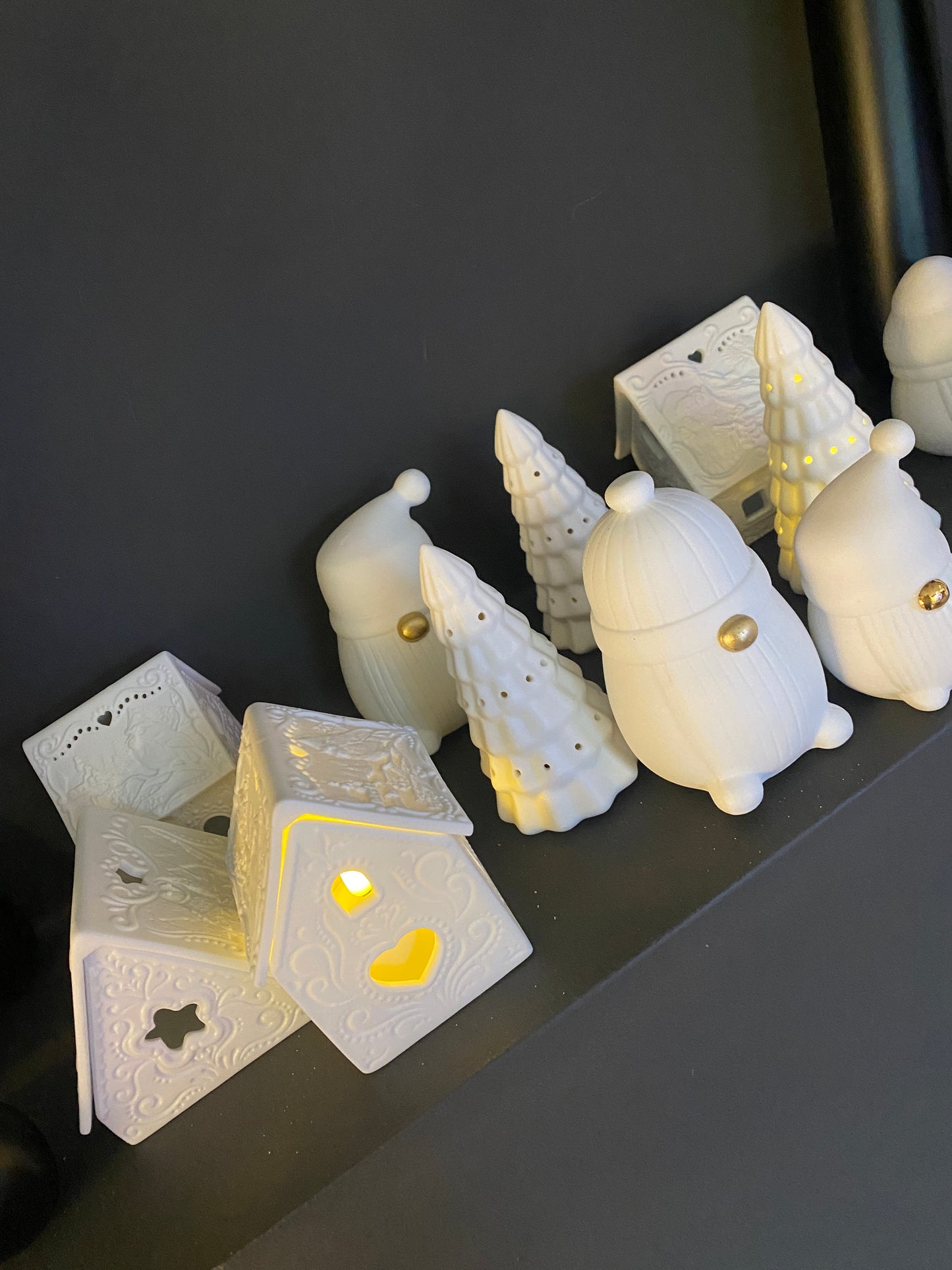 Maison en Porcelaine Blanche