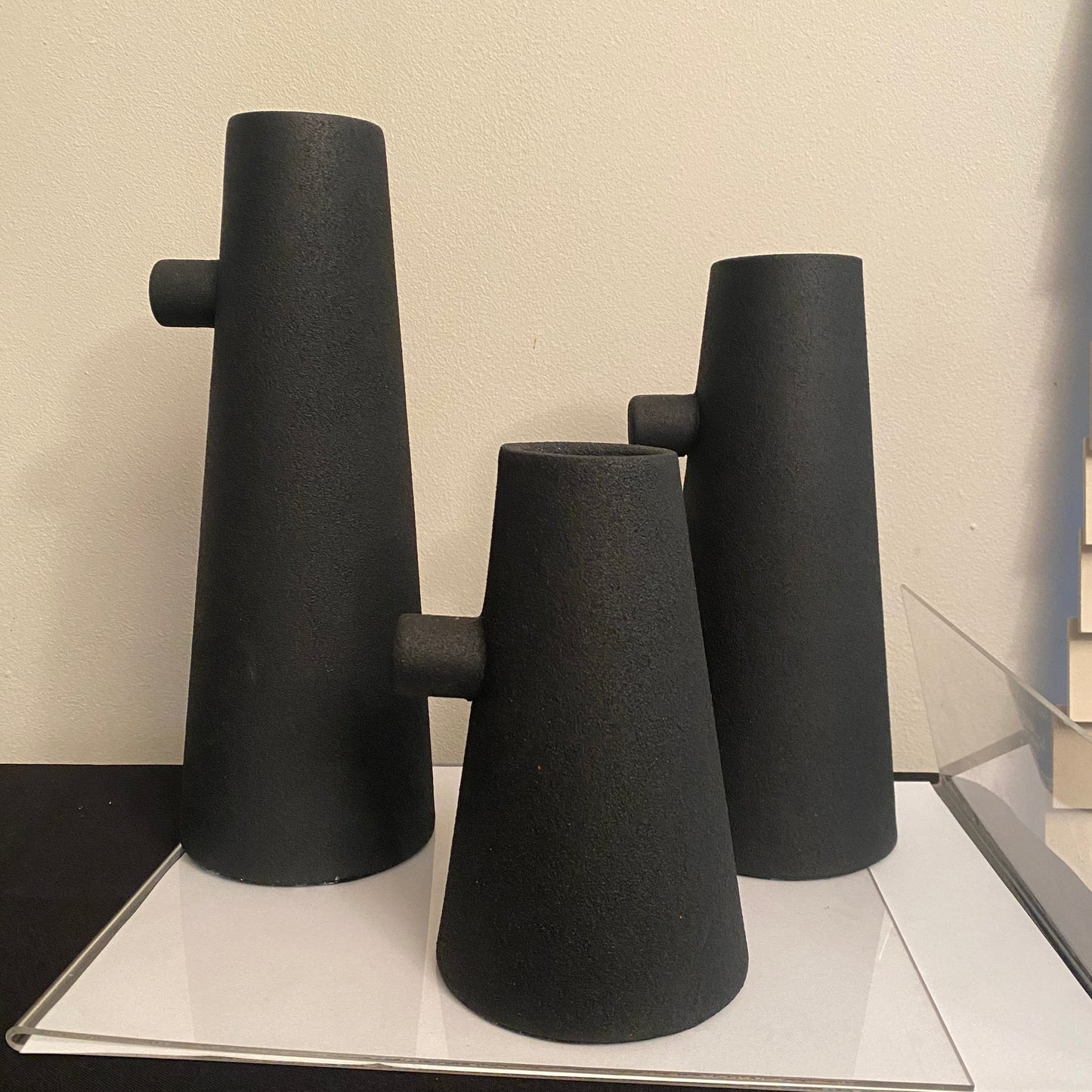 Ensemble de 3 vases Kuro