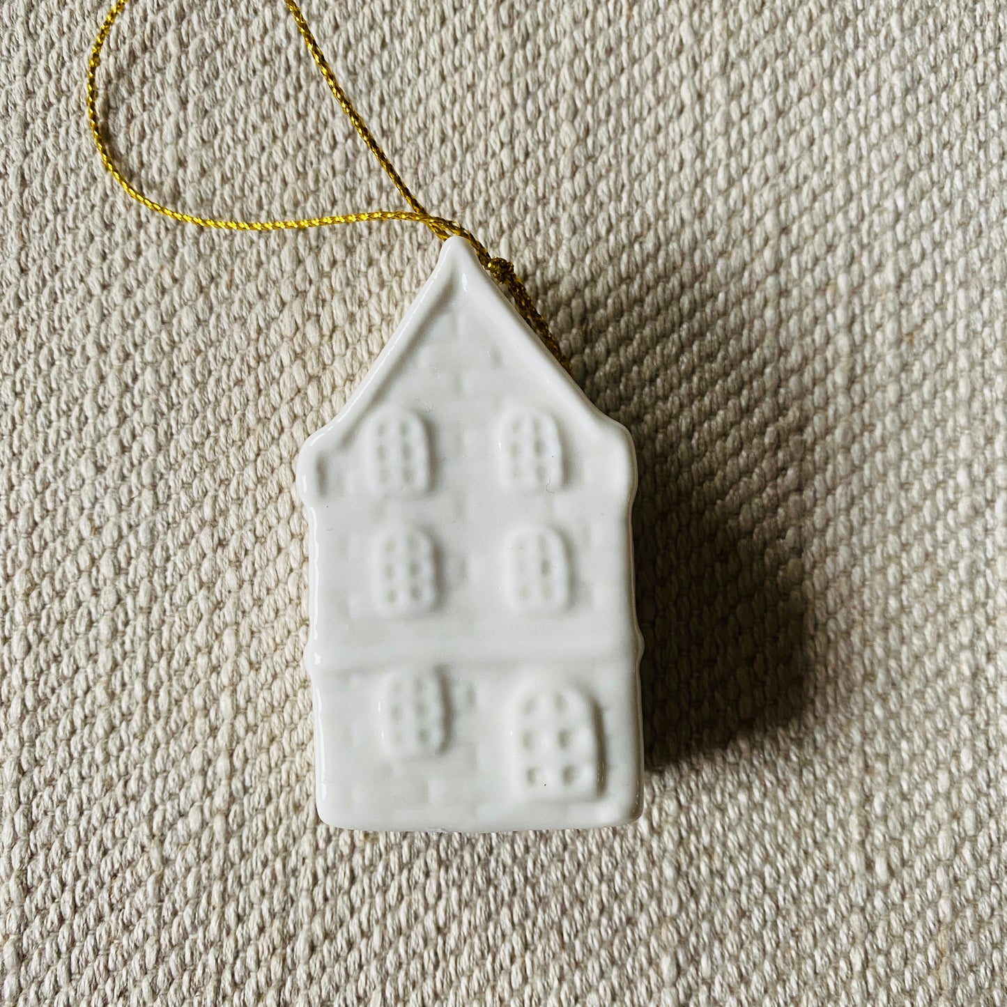 Boule de Noël Maison Porcelaine NEW !