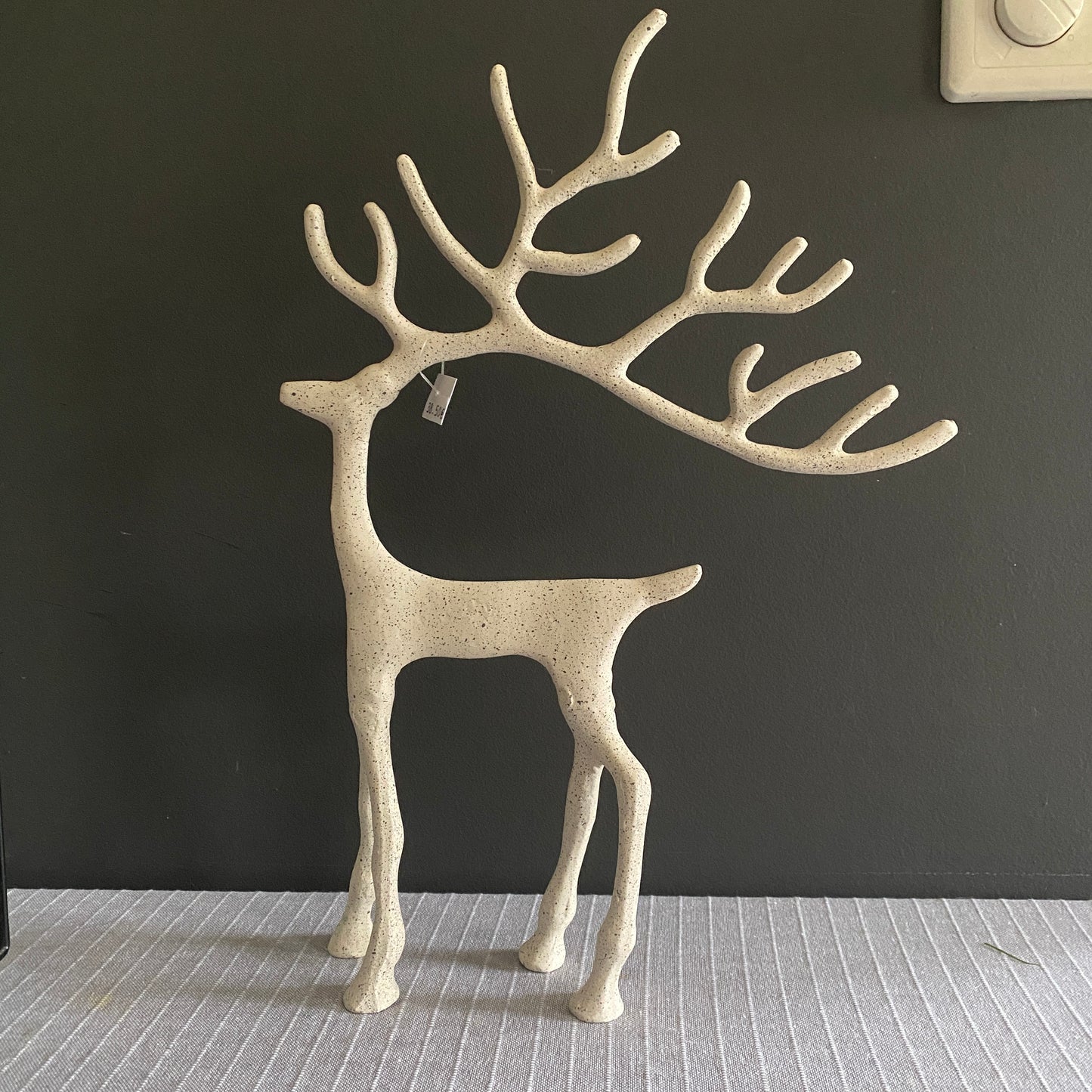 Cerfs métal moucheté