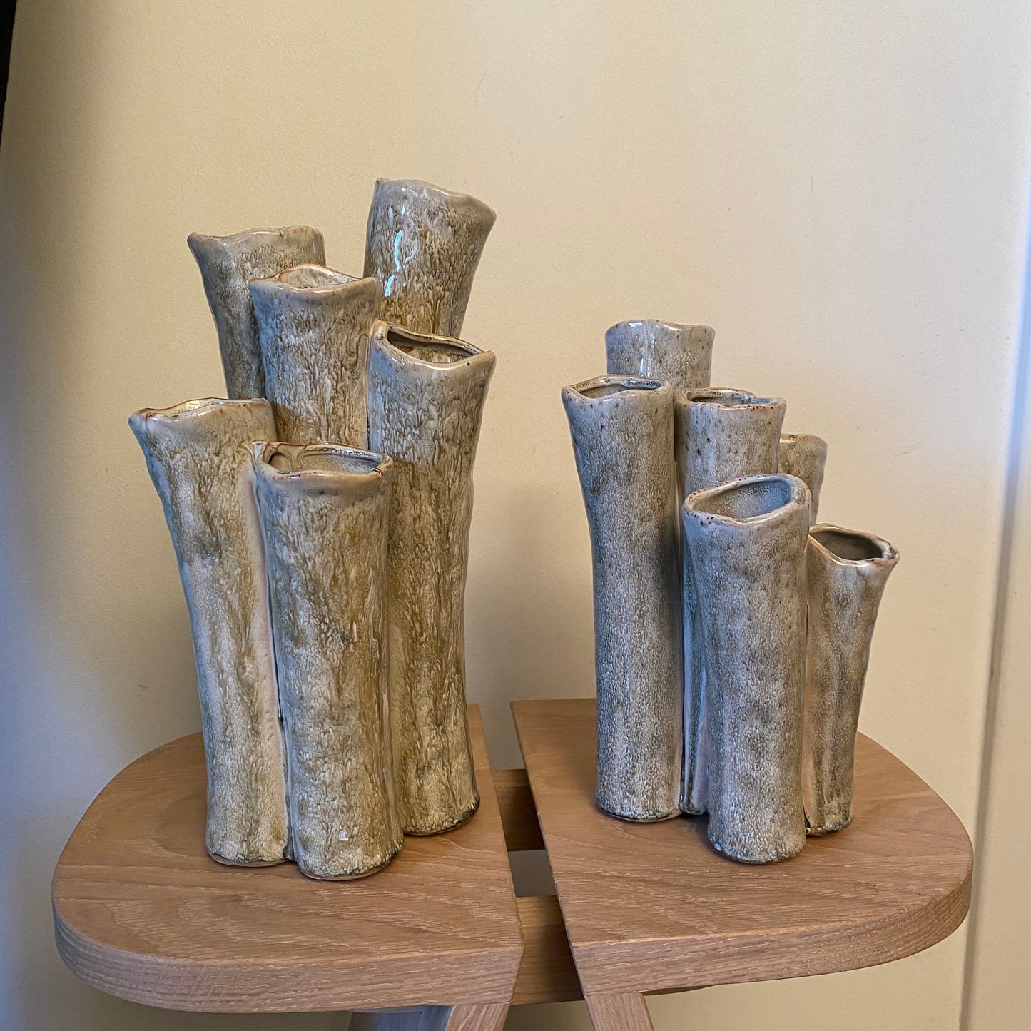 Vases Coral Tube BEIGE NEW !