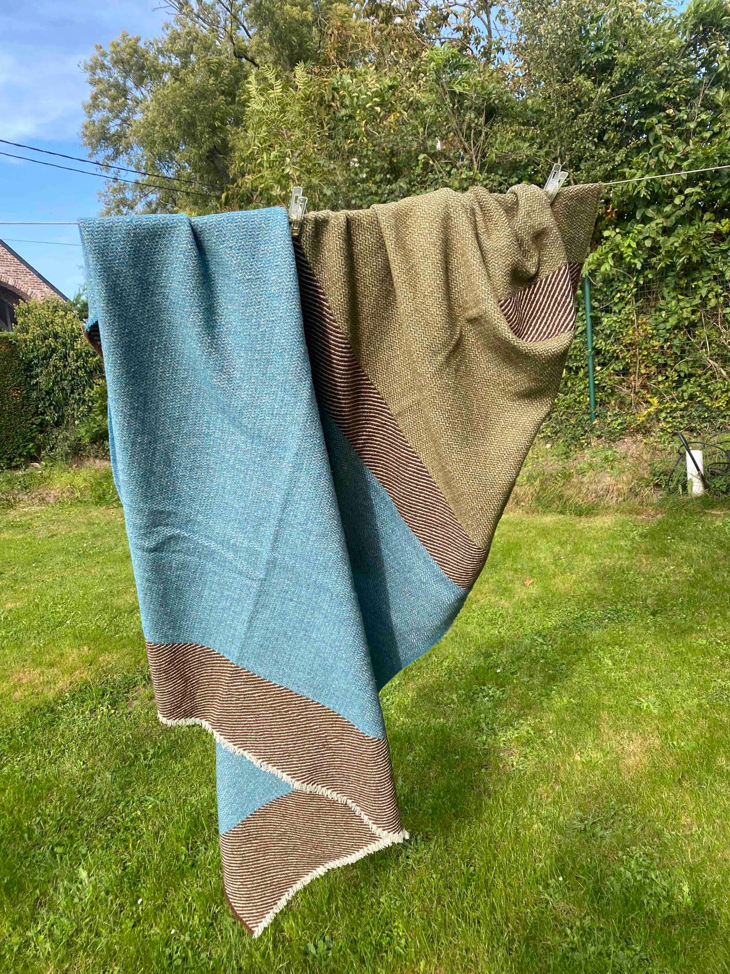 Plaid WarmWool 150 x 180 cm - 100 % laine - 7 coloris