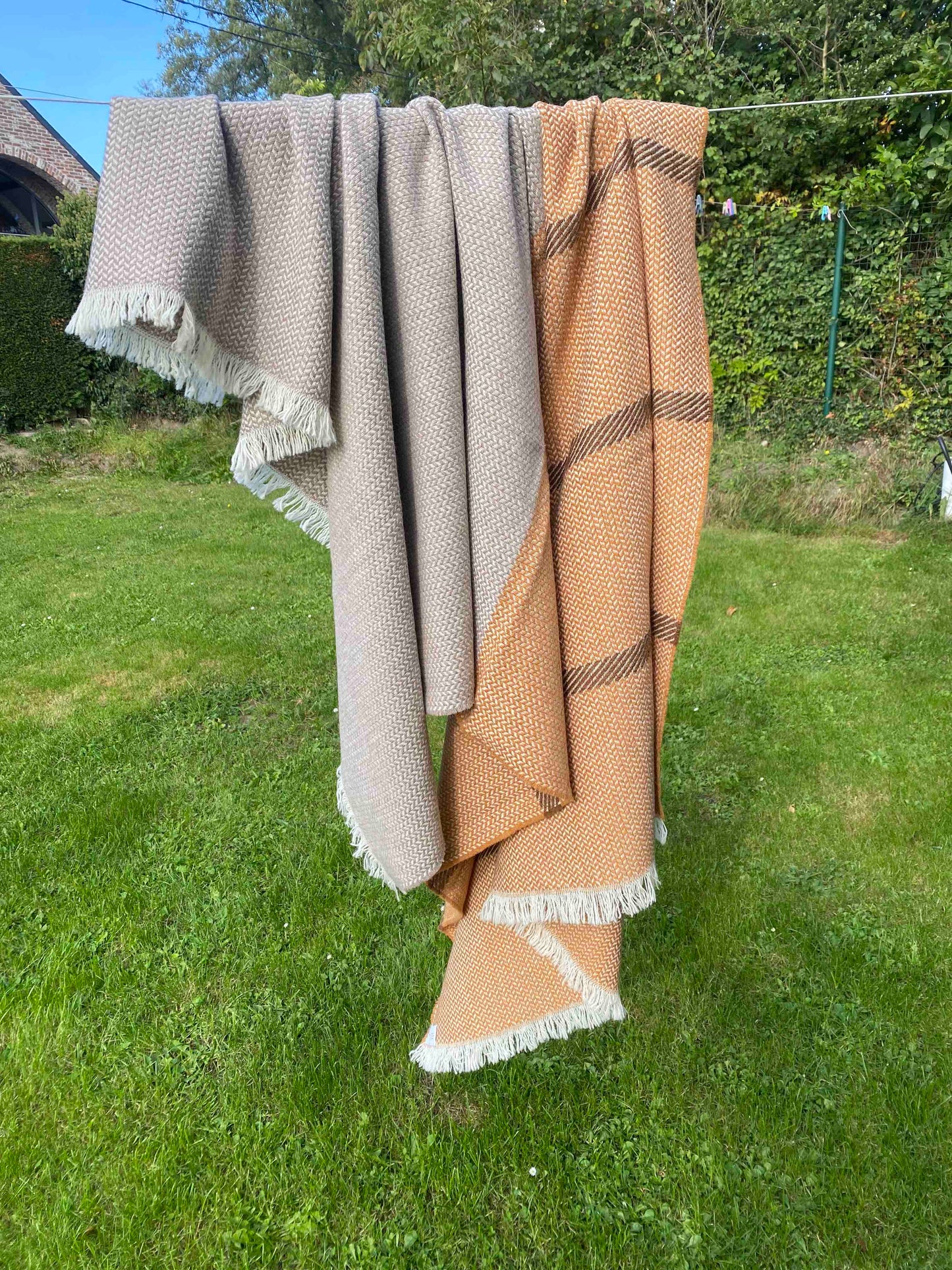 Plaid WarmWool 150 x 180 cm - 100 % laine - 7 coloris