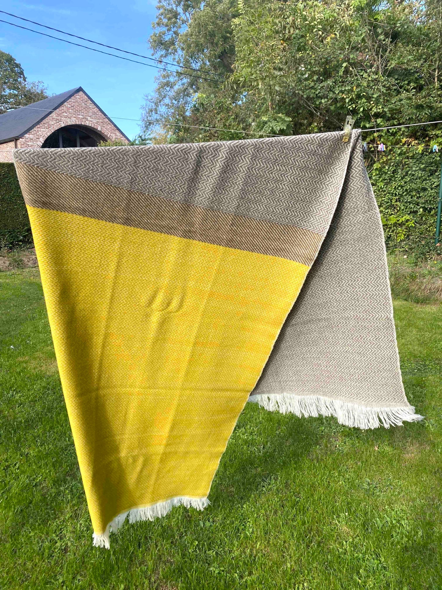 Plaid WarmWool 90 x 225 cm - 100 % laine et laine & cashemire - 2 coloris