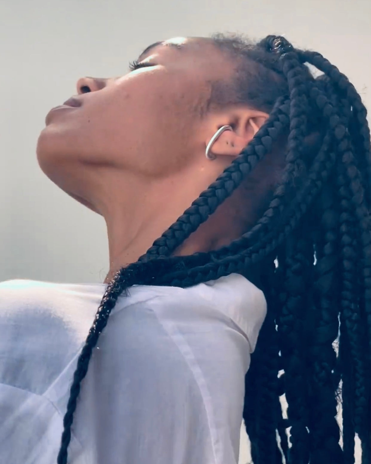Boucle d'oreille RILEY Argent