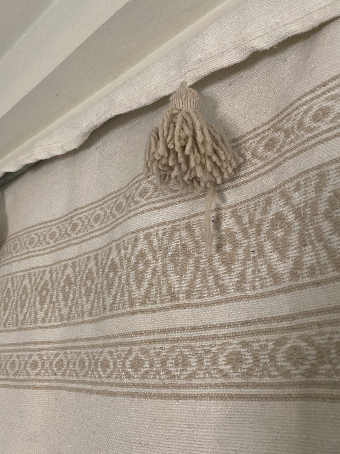 Plaid Pompons en Coton 100 x 200 cm – Capsule Marrakech