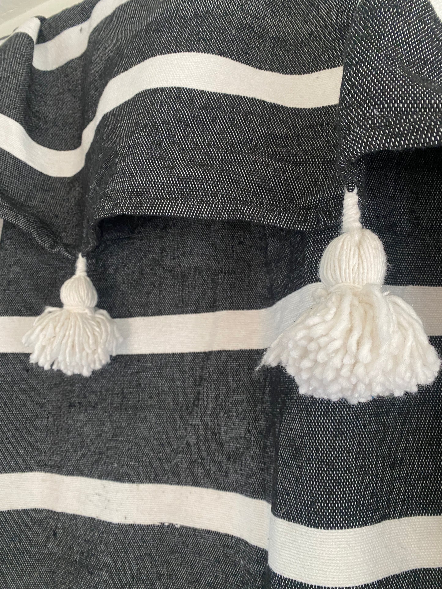 Plaid Pompons en Coton – 200 x 300 cm - Capsule Marrakech