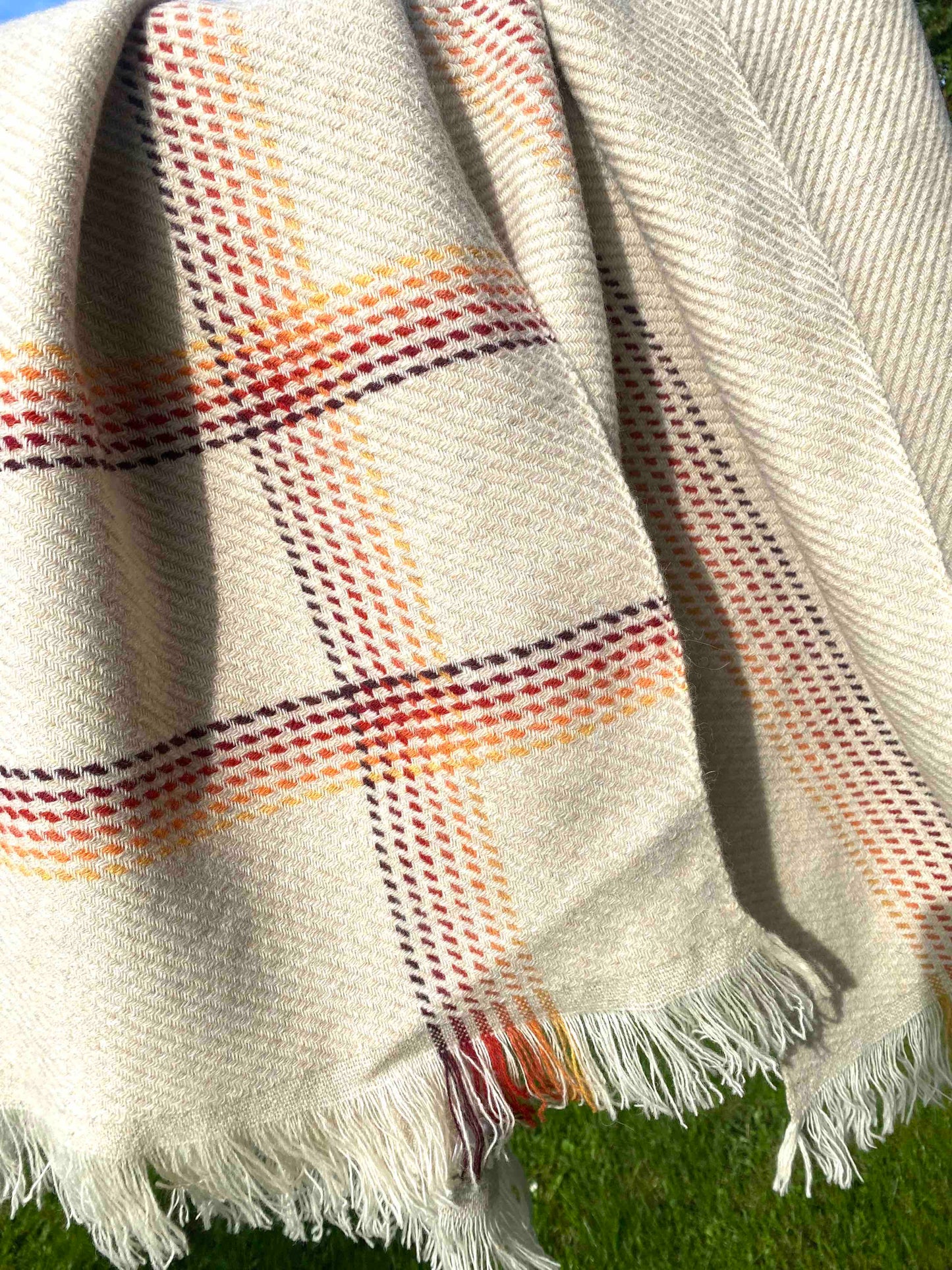 Plaid WarmWool 90 x 225 cm - 100 % laine et laine & cashemire - 2 coloris
