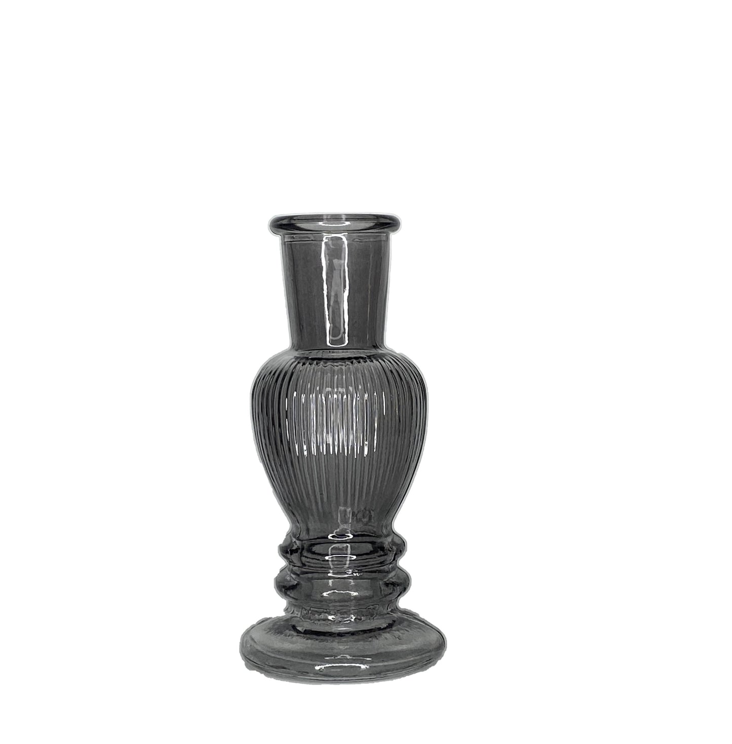 Bougeoir / chandelier en verre GRIS - 4 modèles