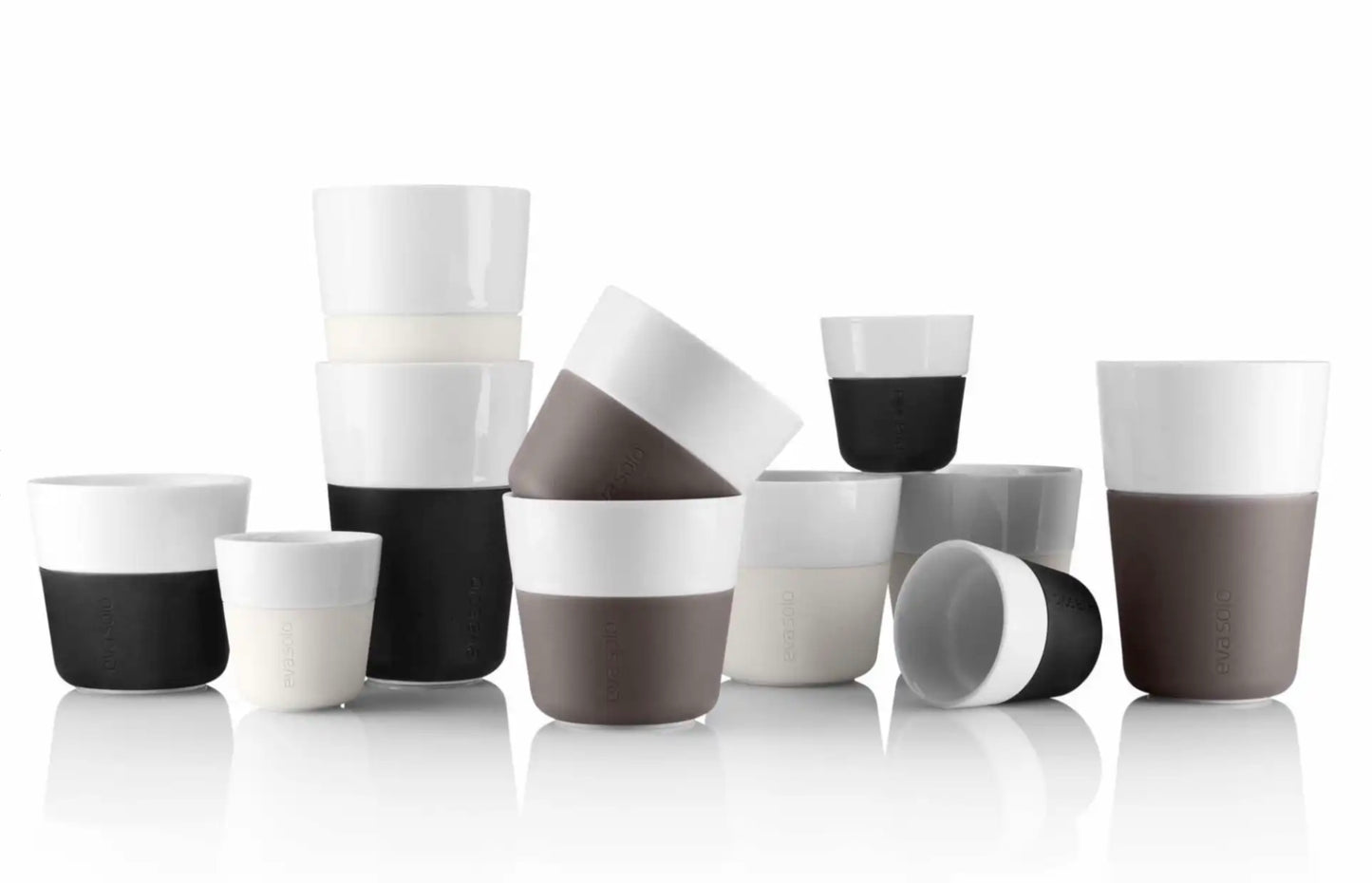 Set de 2 mugs Black&White