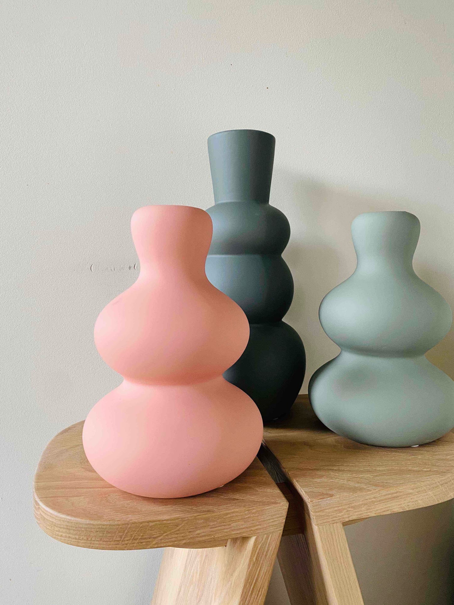 Vases Velours Large - 3 coloris