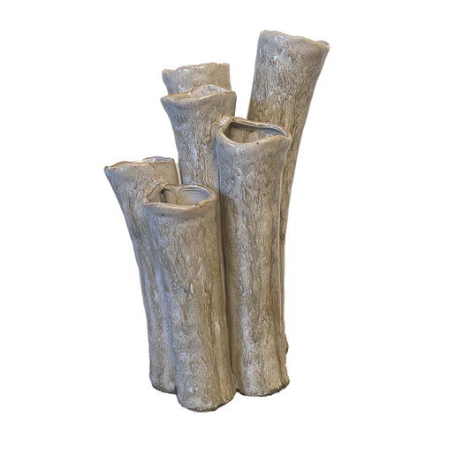 Vases Coral Tube BEIGE NEW !