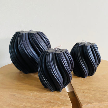 Bougie Torsadée Sculpturale