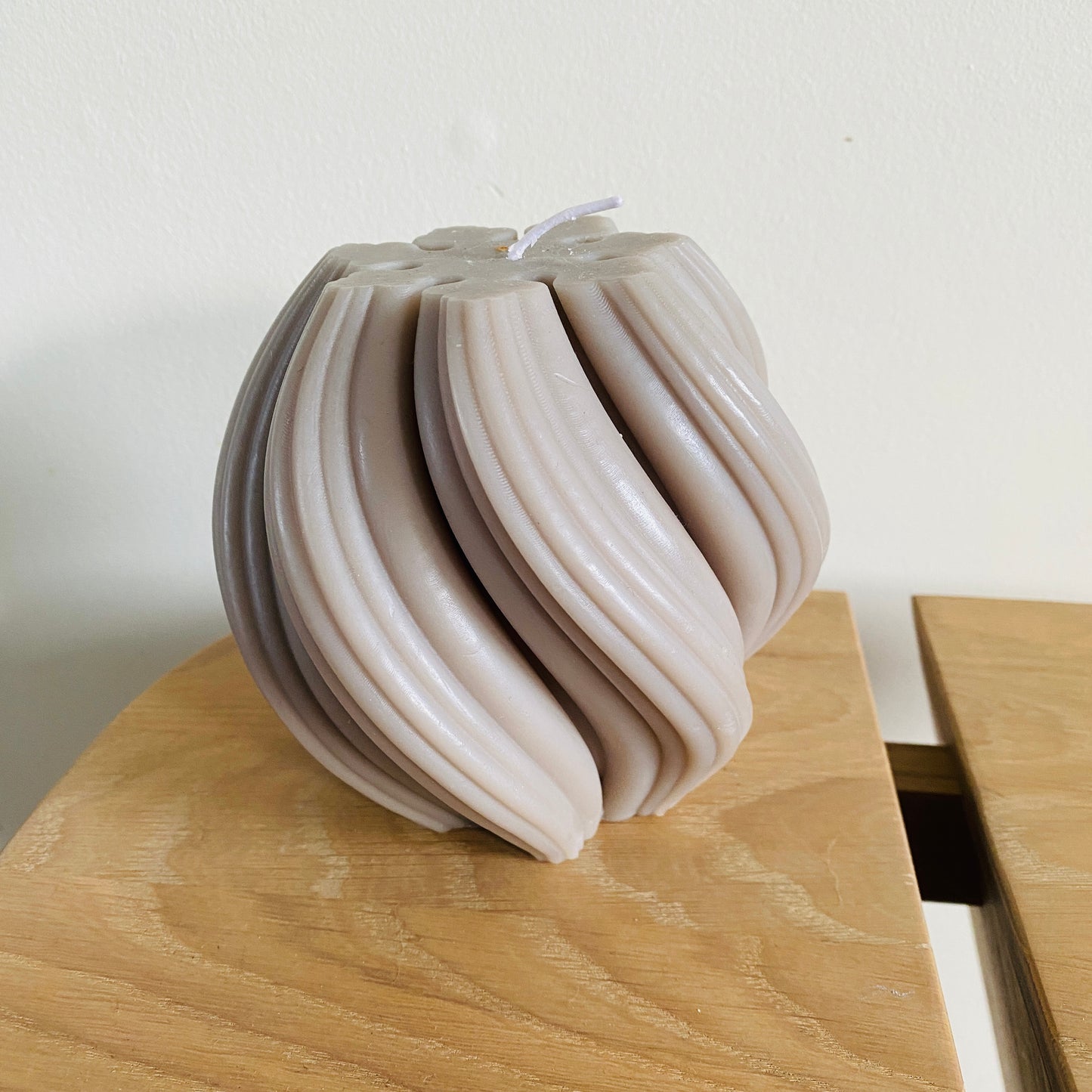 Bougie Torsadée Sculpturale