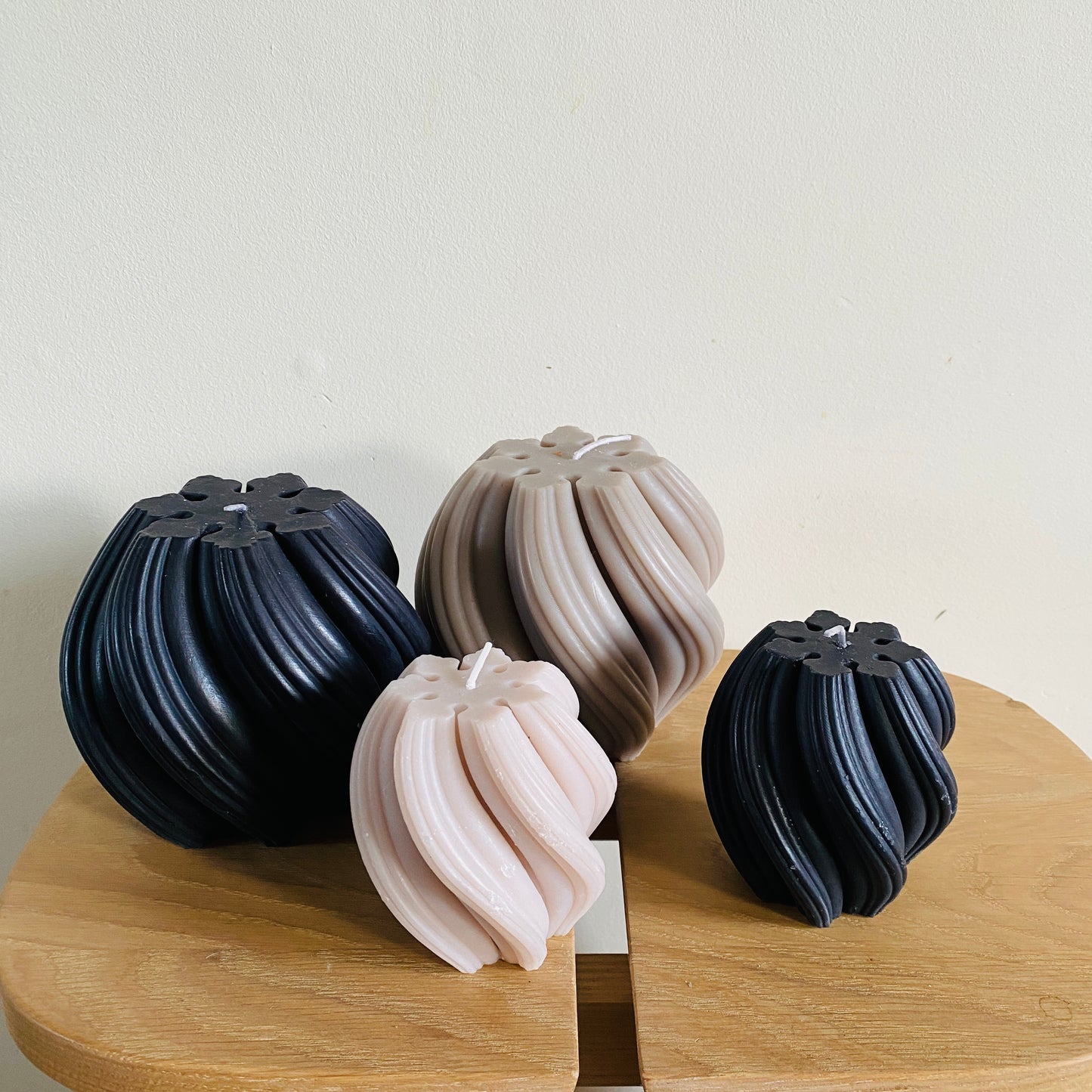 Bougie Torsadée Sculpturale