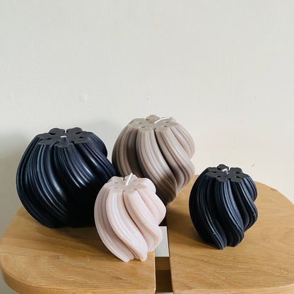 Bougie Torsadée Sculpturale