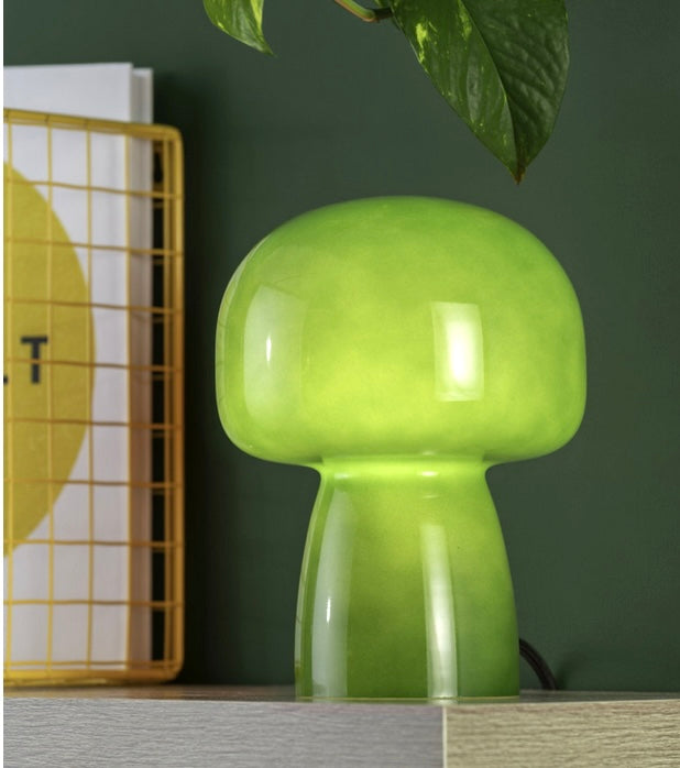 Lampe de table Champignon Vintage Verte