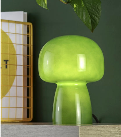 Lampe de table Champignon Vintage Verte
