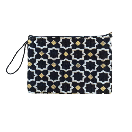 Pochette Plate en Velours – Capsule Marrakech