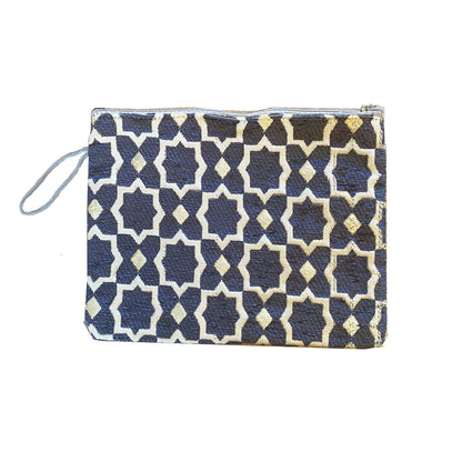 Pochette Plate en Velours – Capsule Marrakech