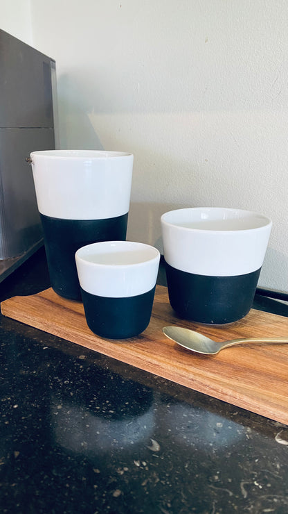 Set de 2 mugs Black&White